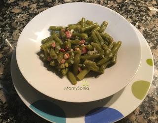 JUDÍAS VERDES CON JAMÓN EN OLLA GM
