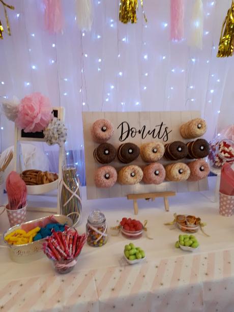 Candy Bar con fuente de chocolate