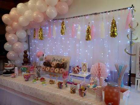 Candy Bar con fuente de chocolate
