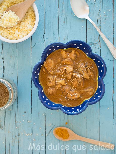 Butter Chicken Curry, Murgh Makhani o Pollo indú con mantequilla. Receta en Crokpot