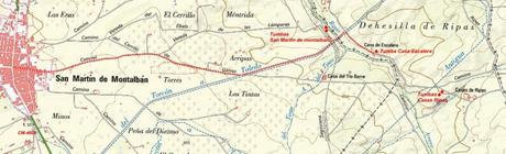 Sepultura Casa Escalera en San Martín de Montalbán, Toledo