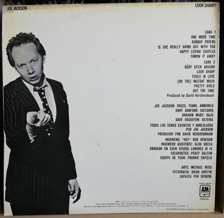 Joe Jackson -Look sharp Lp 1979 Joe Jackson -Look sharp Lp 1979