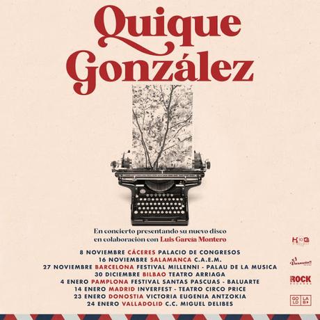 Primeras fechas de la nueva gira de Quique González