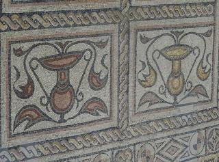 Imagen del mes: Mosaicos de la villa romana de El Hinojal o de Las Tiendas, en las cercanías de Mérida