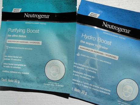 Mascarillas de supermercado: St.Ives y Neutrogena.