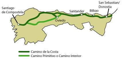 El Camino del Norte  - Camino Primitivo (I) , © by Mercedes Izquierdo ,2013
