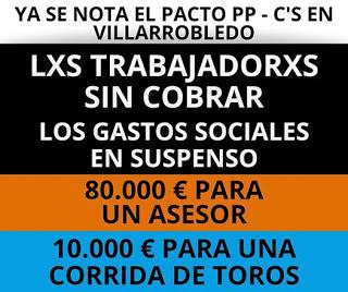 En Villarrobledo,  PP y Cs quitan las ayudas de libros a familias desfavorecidas para subvencionar los toros.