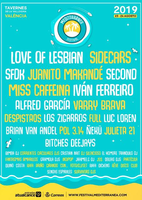 Sorteo de abonos para el Mediterránea Festival 2019