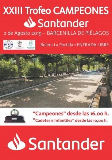 Hoy se disputa el XXIII «Trofeo Campeones» Santander de bolos organizado por el Banco Santander