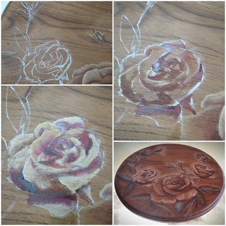Rosas en tintas