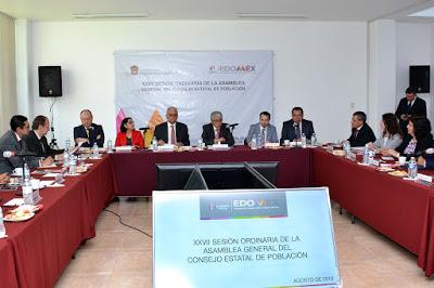 SUMAN ESFUERZOS PARA LOGRAR EL CUMPLIMIENTO DE LOS OBJETIVOS EN MATERIA DE POLÍTICA DE POBLACIÓN EN EDOMÉX