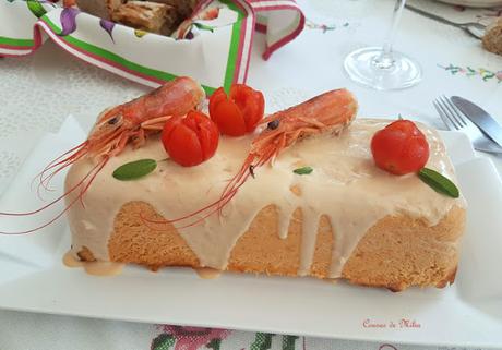 Pastel de cabracho y langostinos Pastel de cabracho y langostinos