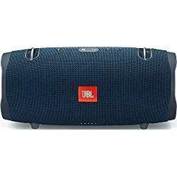 JBL Xtreme 2 - Altavoz BT portátil resistente al agua (IPX7) con manos libres y radiador de bajos JBL, JBL Connect+, batería 15h, azul