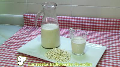 Receta fácil de leche o bebida de avena casera