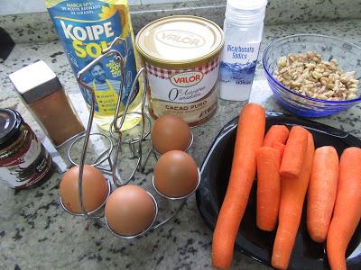 Carrot cake de chocolate Thermomix