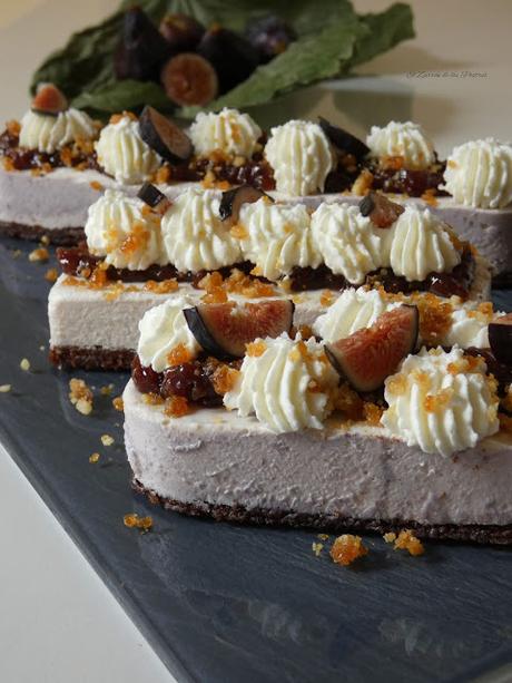 Mousse de Praliné de Nueces con Mermelada de Higos Mousse de Praliné de Nueces con Mermelada de Higos