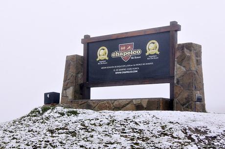 Nieve primaveral en el cerro Chapelco Nieve primaveral en el cerro Chapelco