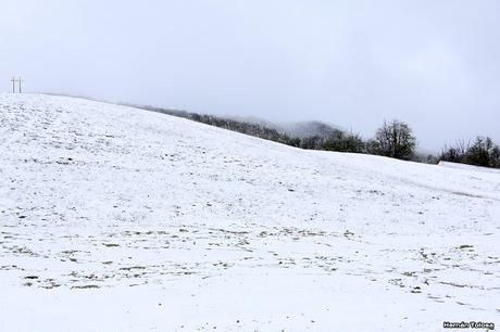Nieve primaveral en el cerro Chapelco Nieve primaveral en el cerro Chapelco
