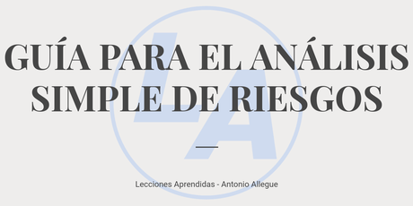 Guía para el análisis simple de riesgos