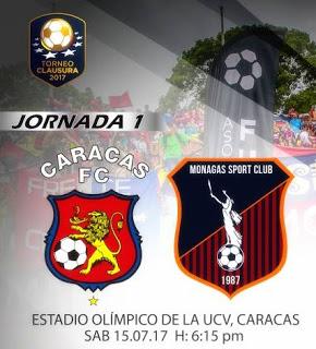 Resumen del juego Caracas vs el Monagas sport Club