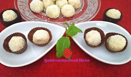 Trufas de Chocolate Blanco y Coco