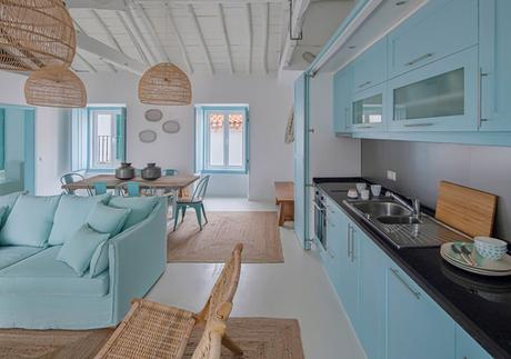 Una casa en Portugal con el azul como protagonista