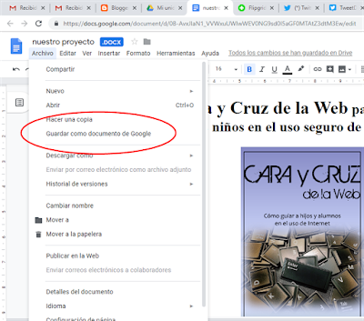 Editar archivos de Word en Google Drive