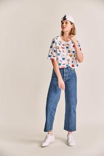 Levi's, Hello Kitty, jeans, Denim, Levi’s x Hello Kitty, Sanrio, cute, vaqueros de moda, vaqueros denim, hello kitty levis, hello kitty camiseta, hello kitty comprar, 