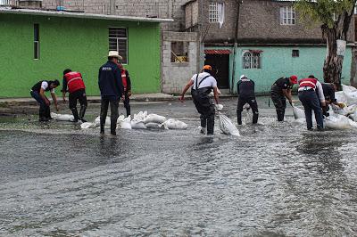 MANTIENE GEM APOYO EN LAS ZONAS AFECTADAS POR LAS LLUVIAS DE ESTA SEMANA