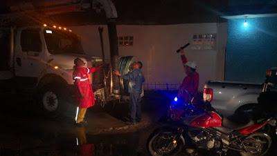 APOYA CAEM A LAS AUTORIDADES DE NICOLÁS ROMERO TRAS DESBORDE DE UN RÍO