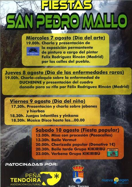 Fiesta del turista en San Pedro Mallo. 7 al 10 de agosto 2019
