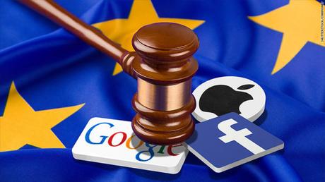 Leyes europeas contra Google,Facebook, Amazon