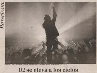 Vídeos de conciertos: U2 el 8 de agosto de 2001 en el Palau Sant Jordi de Barcelona