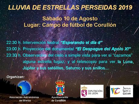 Observación de las perseidas en Corullón con la Asociación Astronómica del Bierzo