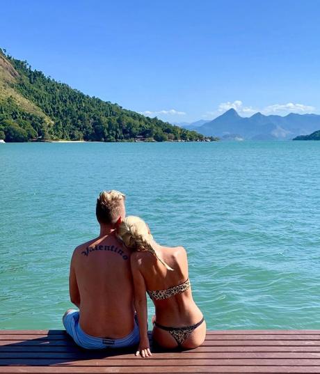 Las románticas fotos de Maxi López y su novia sueca: ¡al borde del abismo!