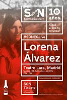 Concierto de Lorena Álvarez en el Teatro Lara de Madrid
