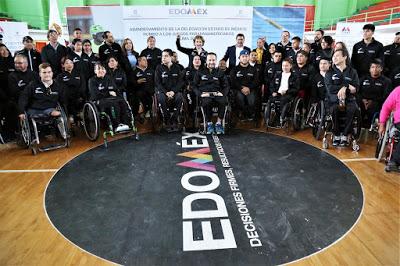 ABANDERAN A MEXIQUENSES QUE ACUDIRÁN A LOS JUEGOS PARA-PANAMERICANOS LIMA 2019