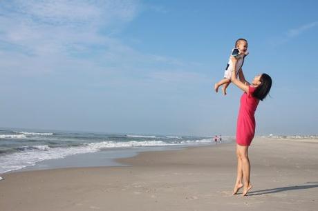 Disfrutar de la playa con el bebé