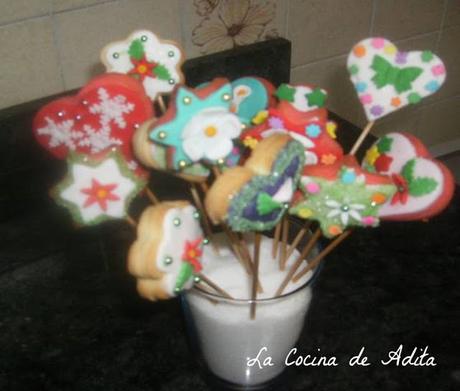 Piruletas  de  galletas