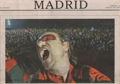 Vídeos de conciertos: U2 el 11 de agosto de 2005 en el Vicente Calderón de Madrid