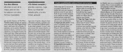 Vídeos de conciertos: U2 el 11 de agosto de 2005 en el Vicente Calderón de Madrid