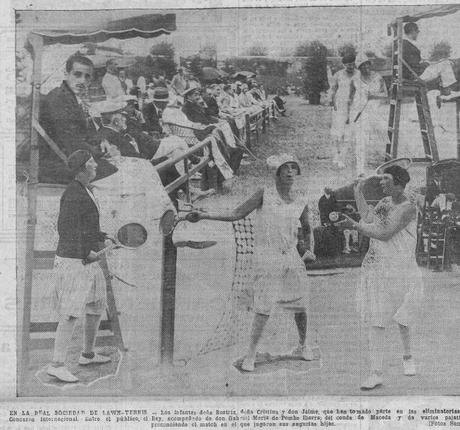 Santander hace 100 años:SS MM los Reyes de España en la Real Sociedad de Lawn-Tennis @el_tenis