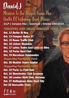 David J anuncia su gira Missives and Miles
