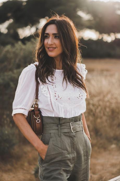 PANTALONES CARGO+BLUSA BOHO+SUPER HAUL DE ZARA