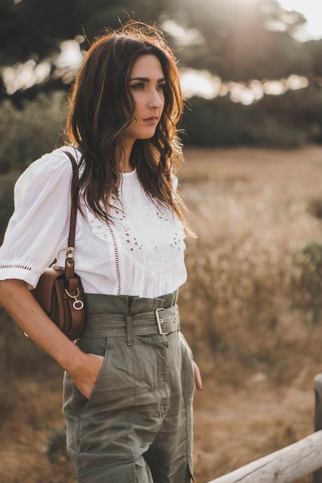 PANTALONES CARGO+BLUSA BOHO+SUPER HAUL DE ZARA