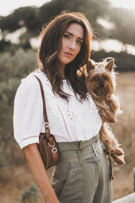 PANTALONES CARGO+BLUSA BOHO+SUPER HAUL DE ZARA