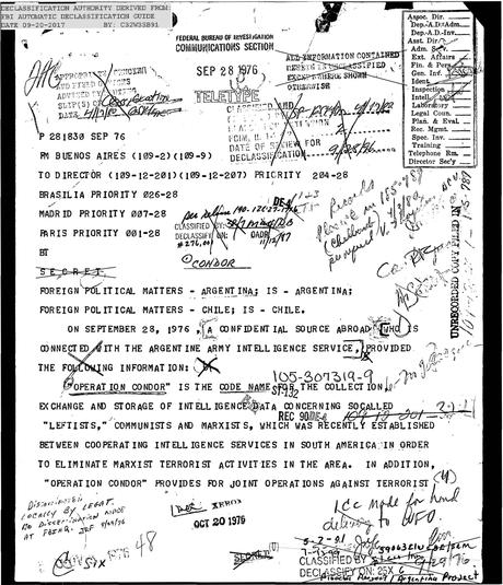 La Operación Cóndor y la persecución de la izquierda en América Latina