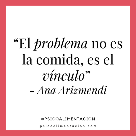 El problema no es la comida…