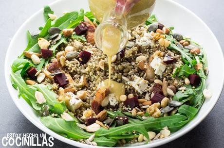 Receta de vinagreta de tahini para ensaladas Receta de vinagreta de tahini para ensaladas