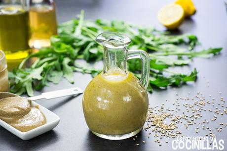 Receta de vinagreta de tahini para ensaladas Receta de vinagreta de tahini para ensaladas